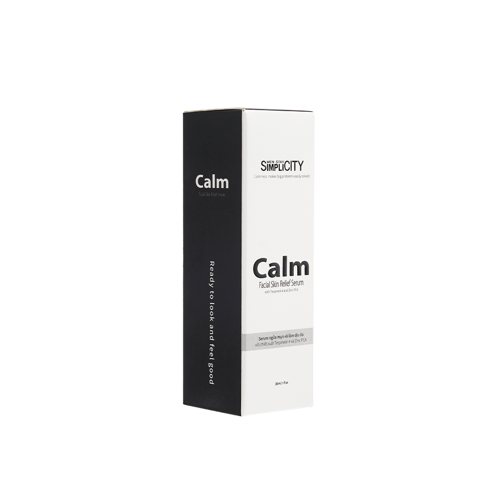 Serum Men Stay Simplicity Calm giảm mụn và dịu da 30ml