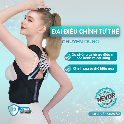 Đai Chống Gù Lưng Cao Cấp Nevor DCG03