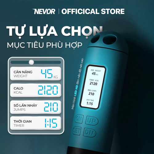 Dây Nhảy Thể Dục Thông Minh Nevor DNTM03