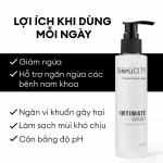 Dung dịch vệ sinh nam giới giảm ngứa, làm sạch & ngăn mùi hiệu quả Men Stay Simplicity - Intimate Wash 135ml